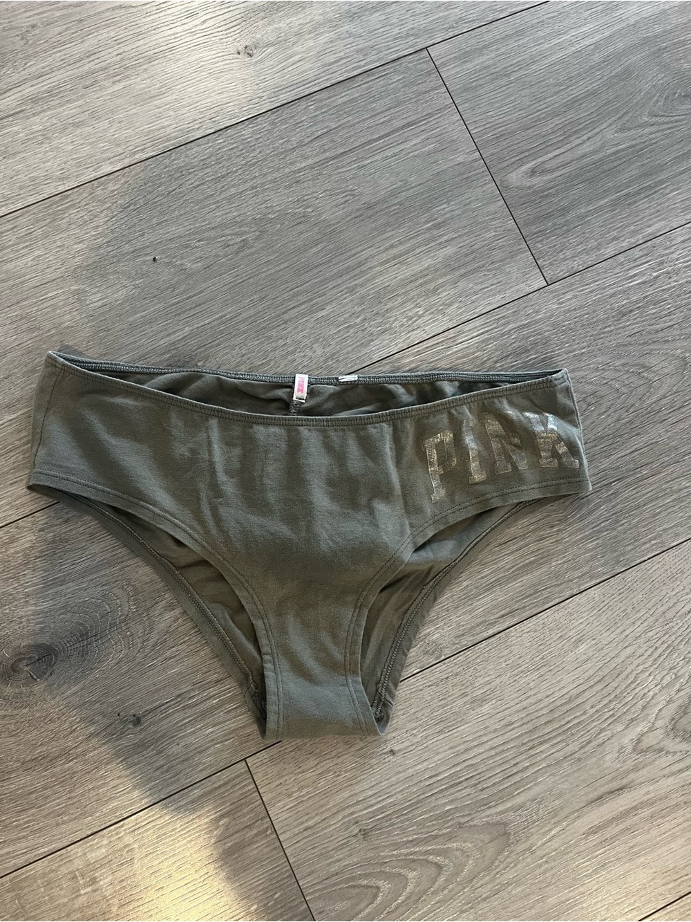 PINK Victoria's Secret Girls' Olive Hipster Panty